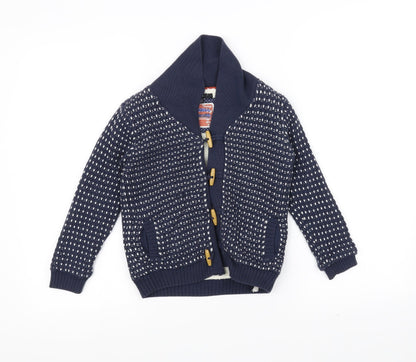 Autograph Girls Blue  Knit Jacket Coatigan Size 5-6 Years