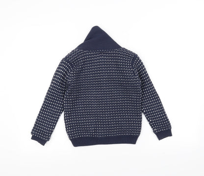 Autograph Girls Blue  Knit Jacket Coatigan Size 5-6 Years