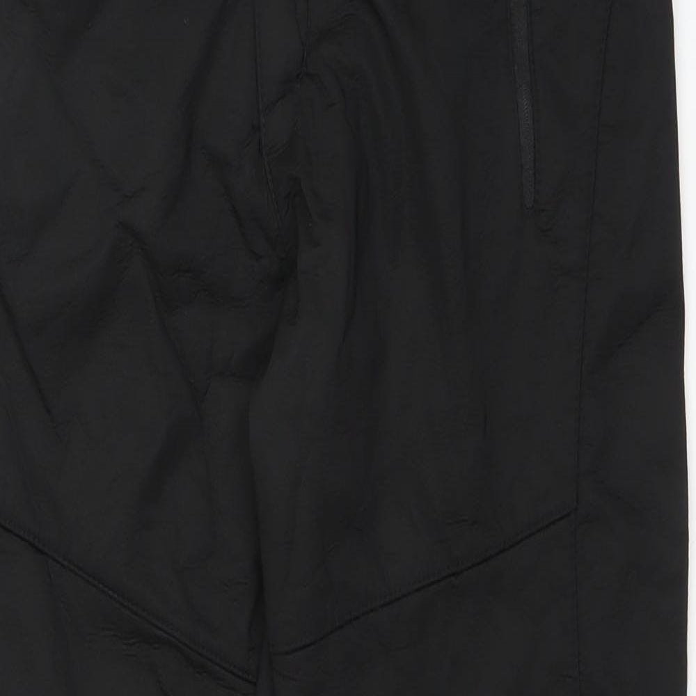 Womens UK Size M Preworn Regular Fit  Black Trousers