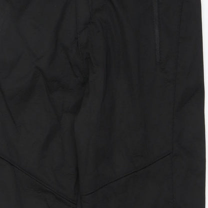 Womens UK Size M Preworn Regular Fit  Black Trousers