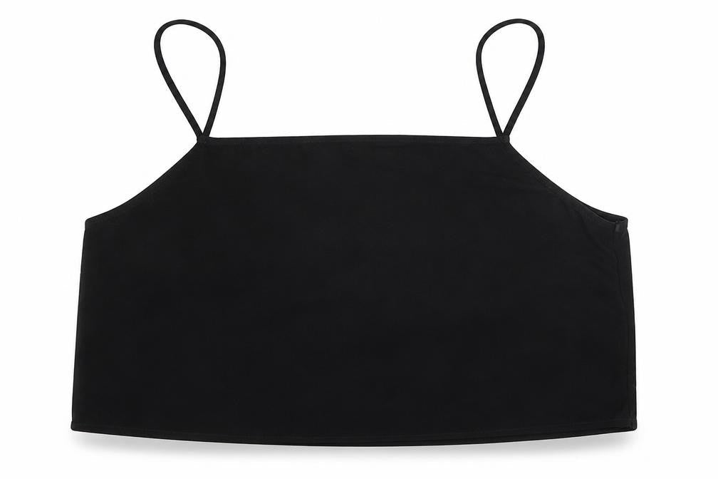 Womens UK Size 12 Topshop Black Cropped Blouse