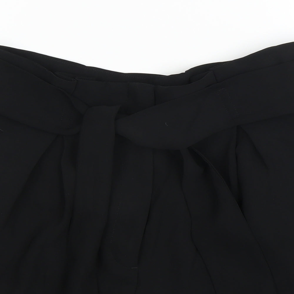 H&M Womens Black   Paperbag Shorts Size 42