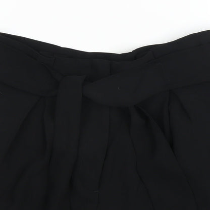 H&M Womens Black   Paperbag Shorts Size 42
