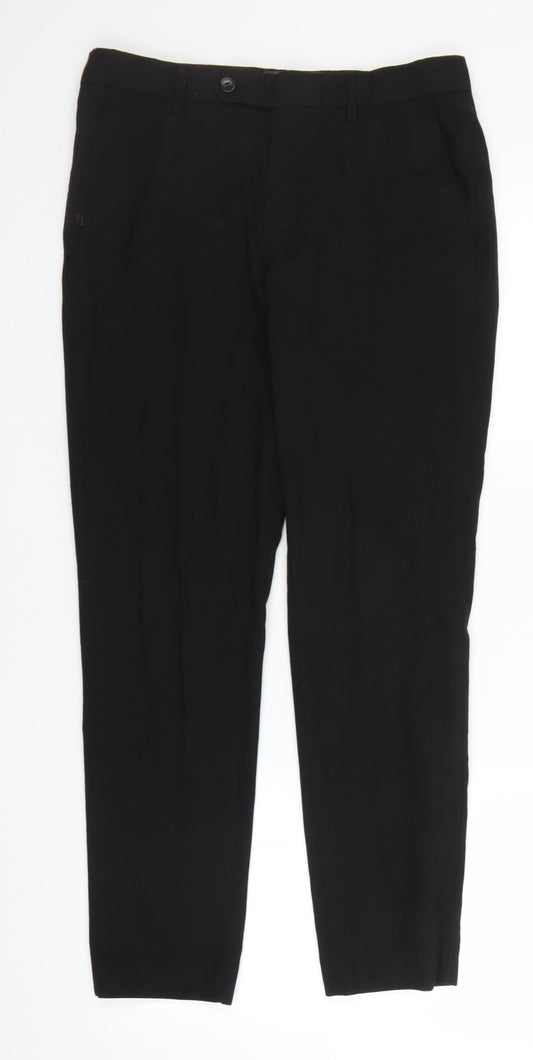 Primark Mens Black   Trousers  Size 30 L27 in