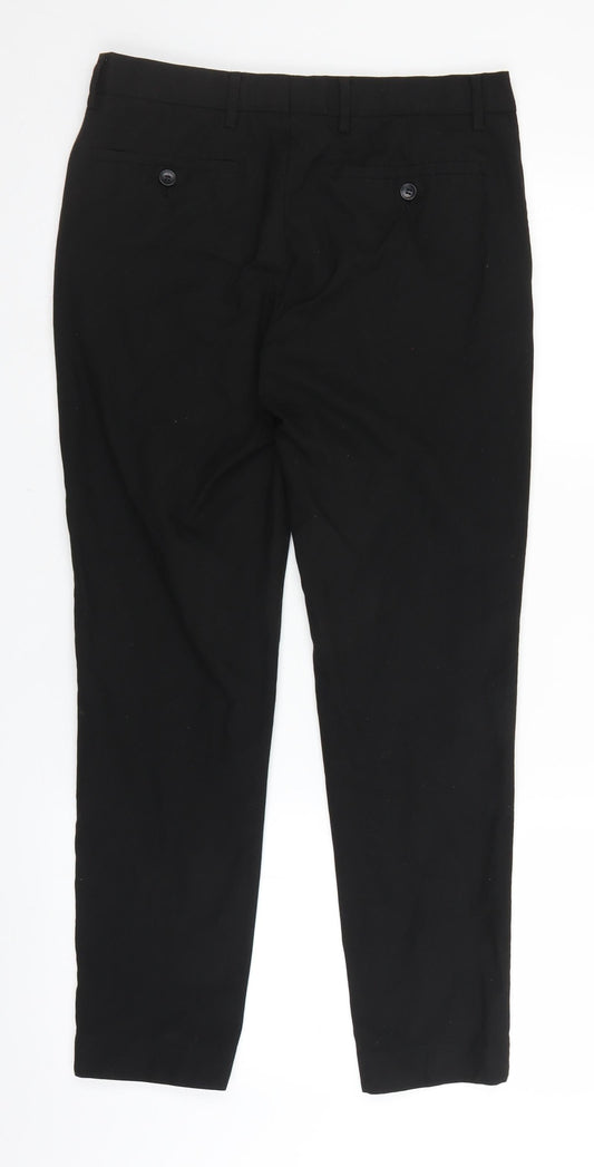 Primark Mens Black   Trousers  Size 30 L27 in