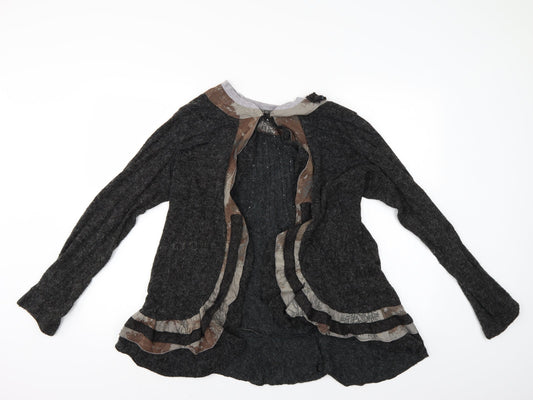 Izabel Womens Grey   Tunic Blouse Size XL