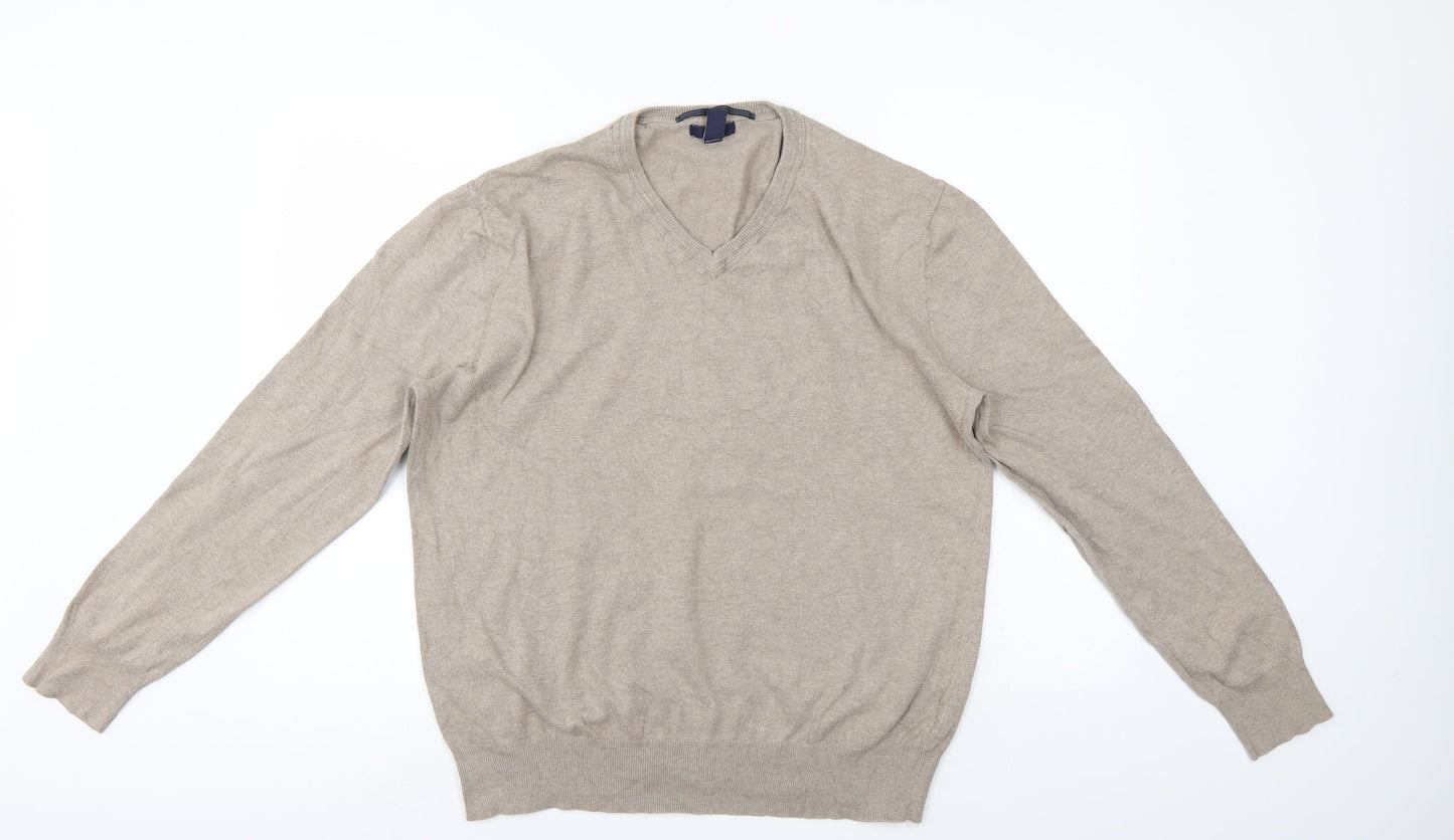 Gap Mens Beige   Pullover Jumper Size L