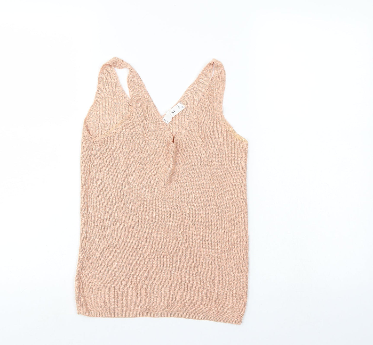 Womens UK Size L MNG Pink Basic Tank
