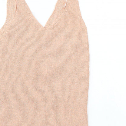 Womens UK Size L MNG Pink Basic Tank