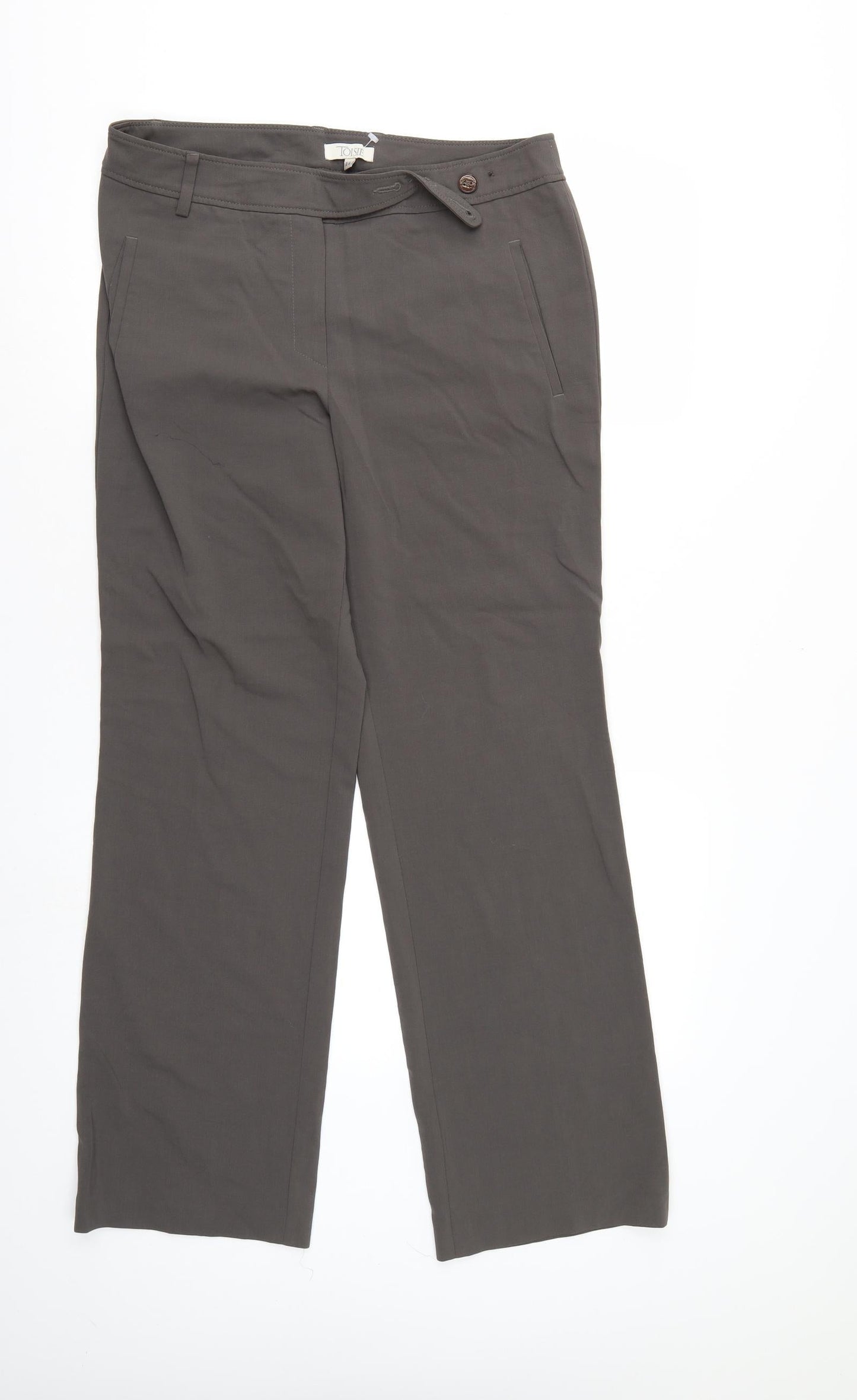 Toisie Womens Grey   Trousers  Size 14 L29 in