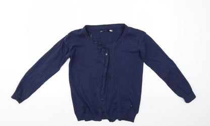 House Womens Blue   Cardigan Jumper Size S