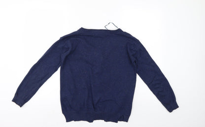 House Womens Blue   Cardigan Jumper Size S