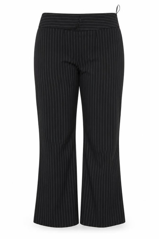 Womens UK Size 20 Kit Regular Fit  Black Trousers
