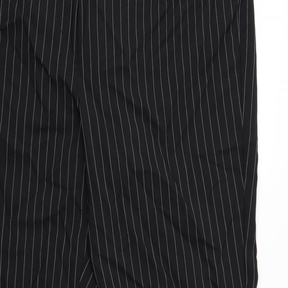 Kit Womens Black Striped  Trousers  Size 20 L31 in