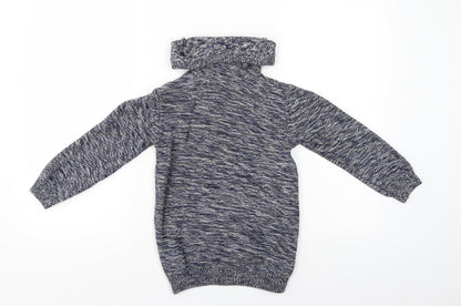 Next Girls Blue   Pullover Jumper Size 7 Years