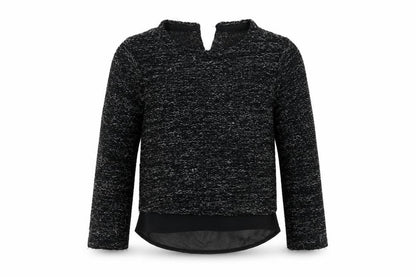 Primark Girls Black   Pullover Jumper Size 6-7 Years