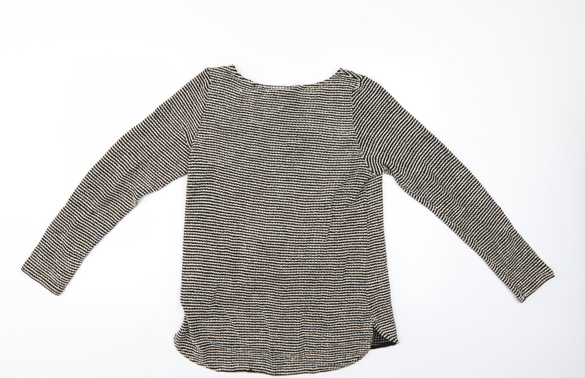 H&M Womens Multicoloured Striped  Pullover Jumper Size M