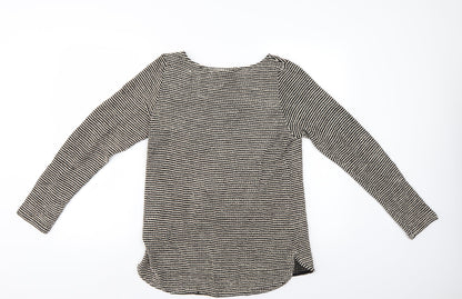 H&M Womens Multicoloured Striped  Pullover Jumper Size M