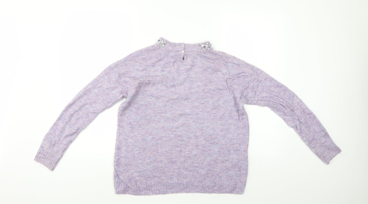 NEXT Womens Purple   Pullover Jumper Size 8