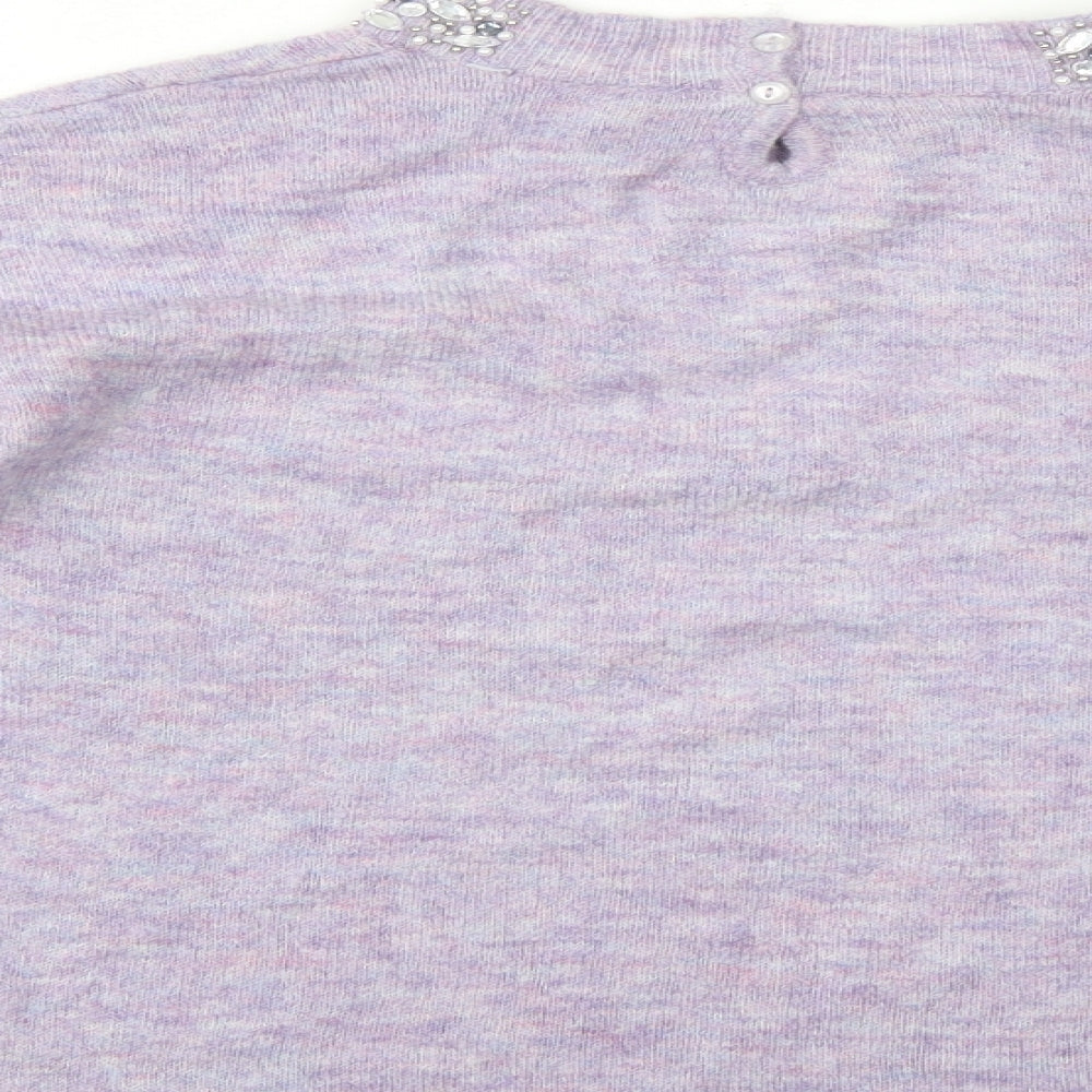 NEXT Womens Purple   Pullover Jumper Size 8
