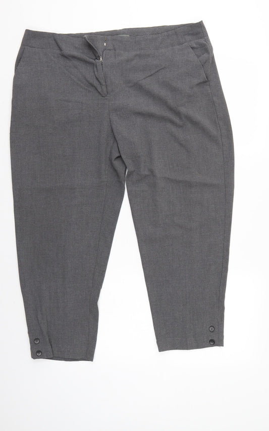 Gap Womens Red   Cropped Trousers Size 6 L23 in