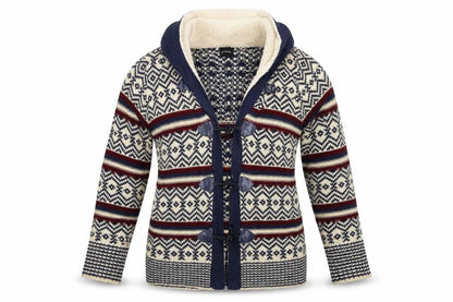 Beyou Womens Multicoloured Geometric  Jacket Coatigan Size 14