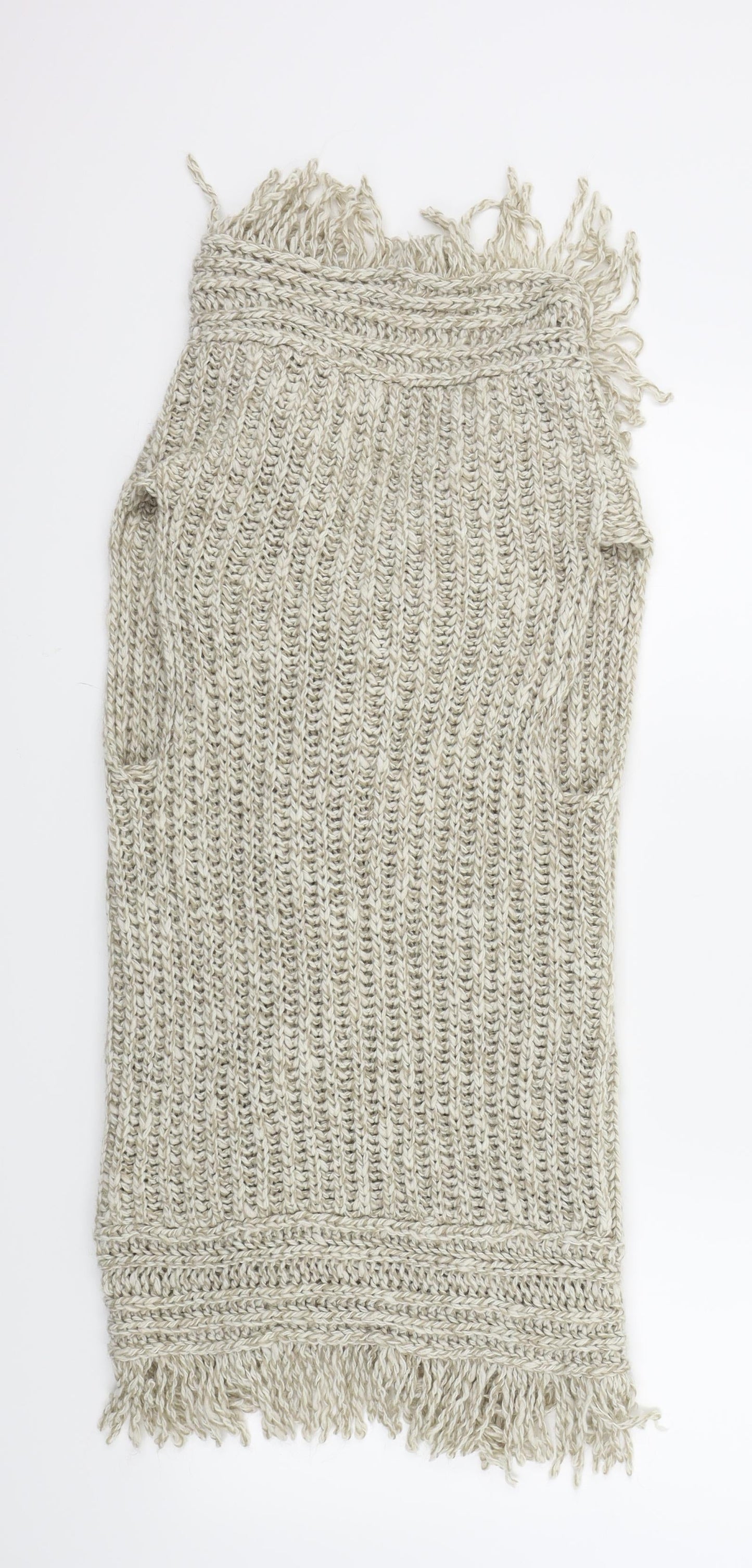 Preworn Womens Beige   Cardigan Jumper Size S