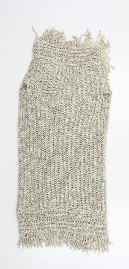 Preworn Womens Beige   Cardigan Jumper Size S