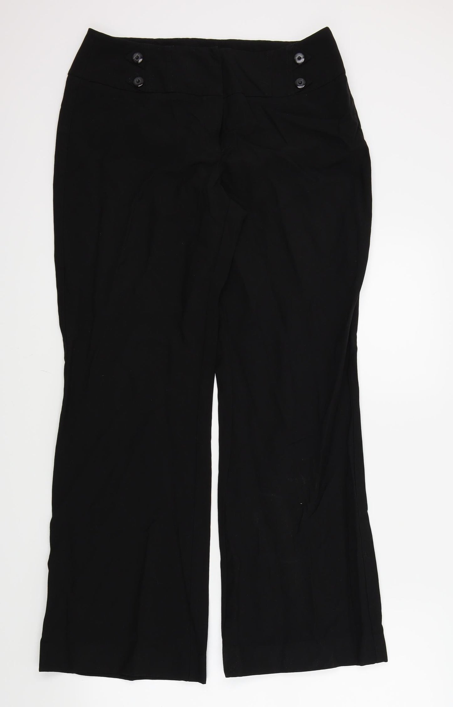 DEBNHAMS Womens Black   Trousers  Size 12 L30 in