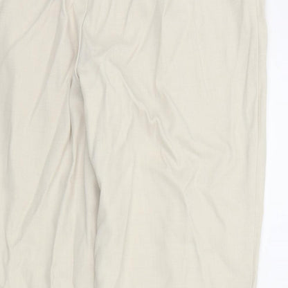 M&S Womens Beige   Trousers  Size 18 L25 in