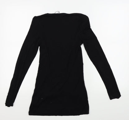 New Look Womens Black   Wrap Jumper Size 8