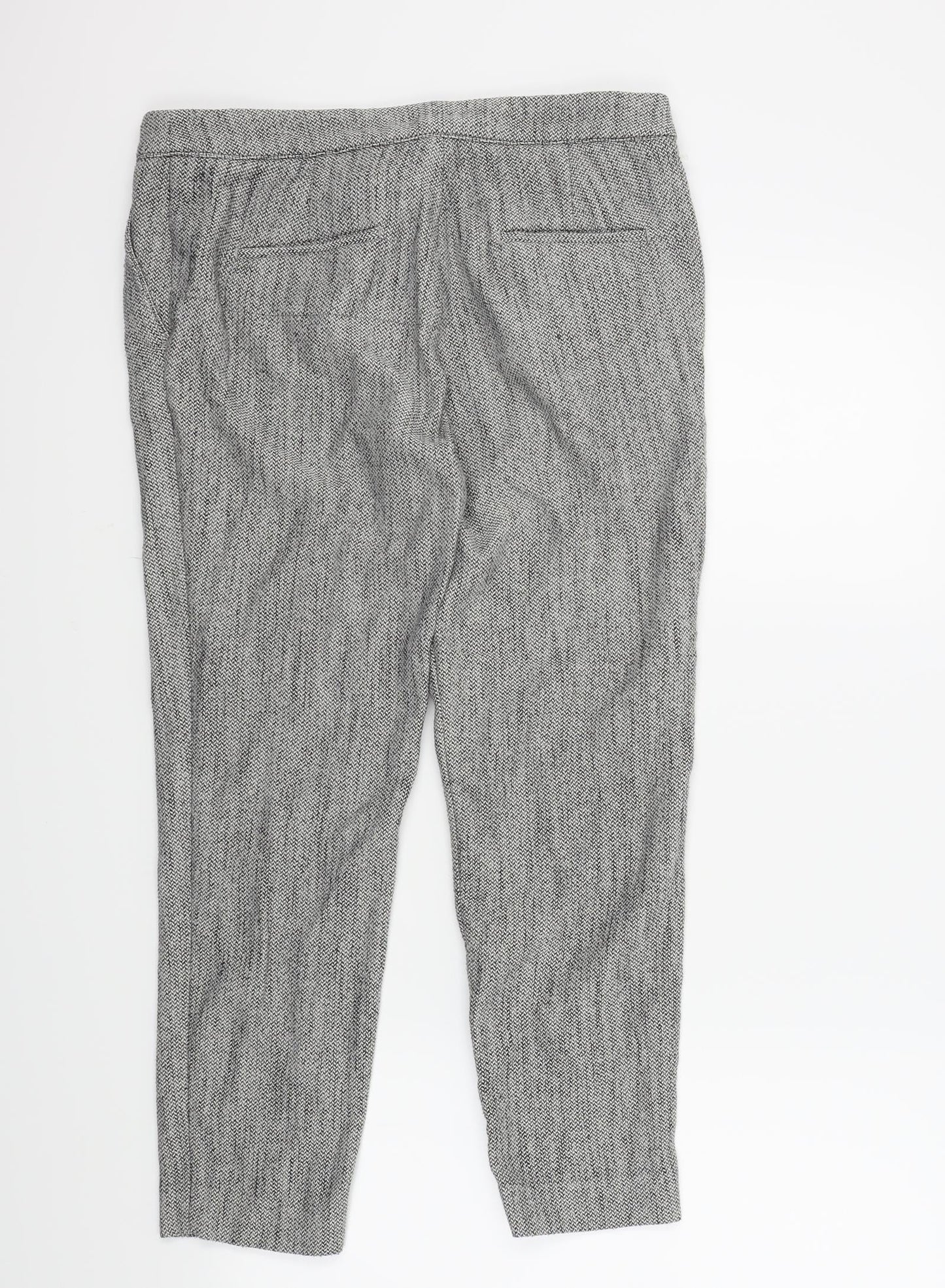 Womens UK Size 38 H&M Regular Fit  Brown Trousers