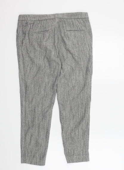 Womens UK Size 38 H&M Regular Fit  Brown Trousers