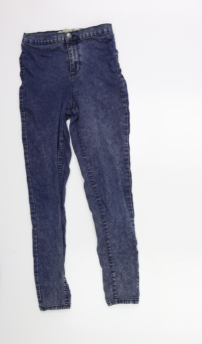 Denim & Co. Womens Blue  Denim Skinny Jeans Size 8 L27 in