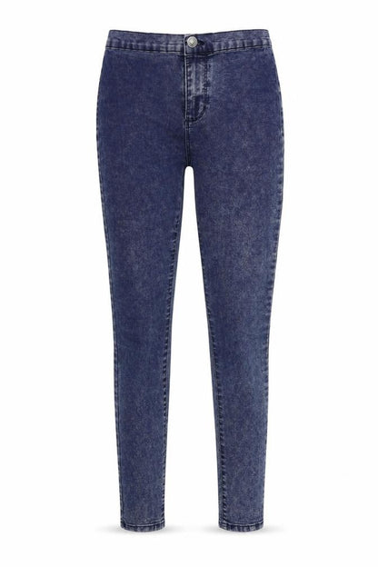 Womens UK Size 8 Denim & Co. Regular Fit Skinny Blue Jeans