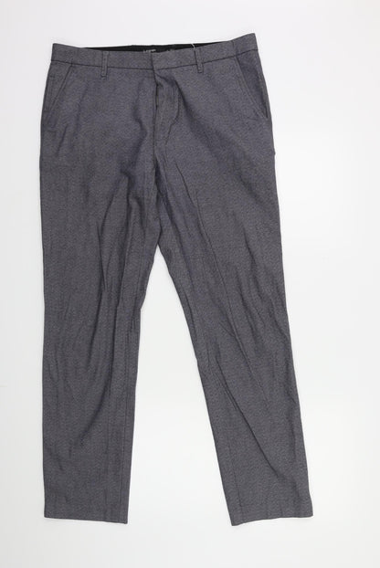 Marks and Spencer Mens Grey   Trousers  Size 34 in L31 in