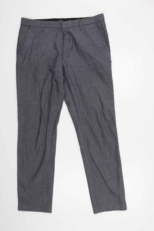 Marks and Spencer Mens Grey   Trousers  Size 34 in L31 in