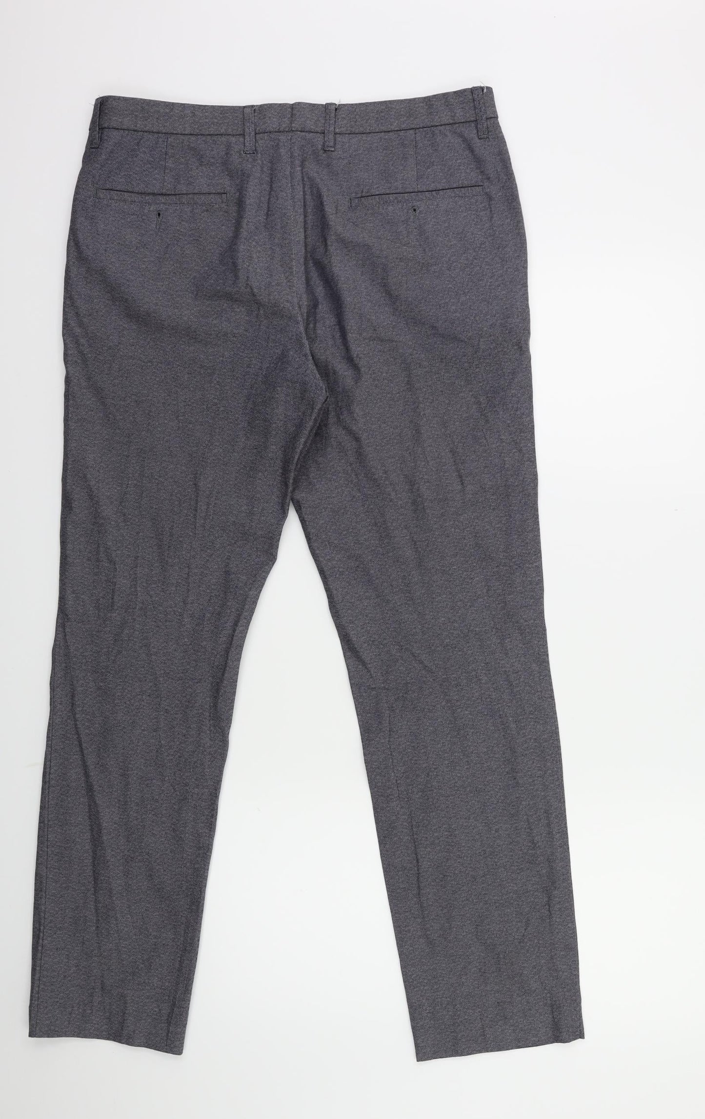 Marks and Spencer Mens Grey   Trousers  Size 34 in L31 in