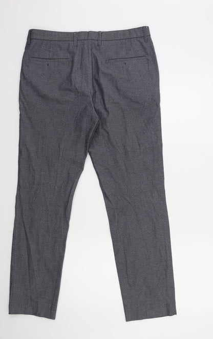 Marks and Spencer Mens Grey   Trousers  Size 34 in L31 in