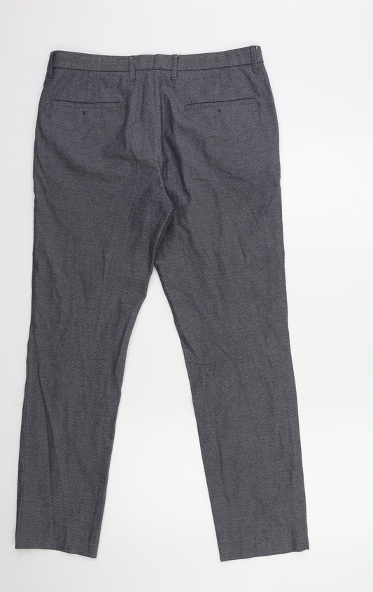 Marks and Spencer Mens Grey   Trousers  Size 34 in L31 in