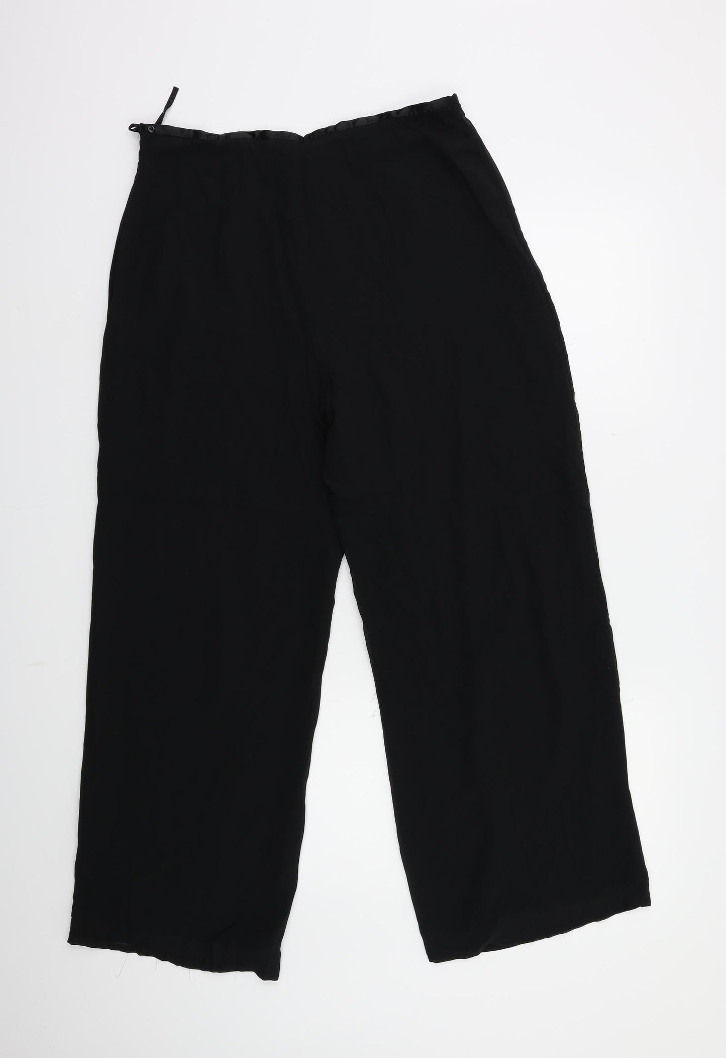 Womens UK Size 14 Marks and Spencer Regular Fit  Black Trousers