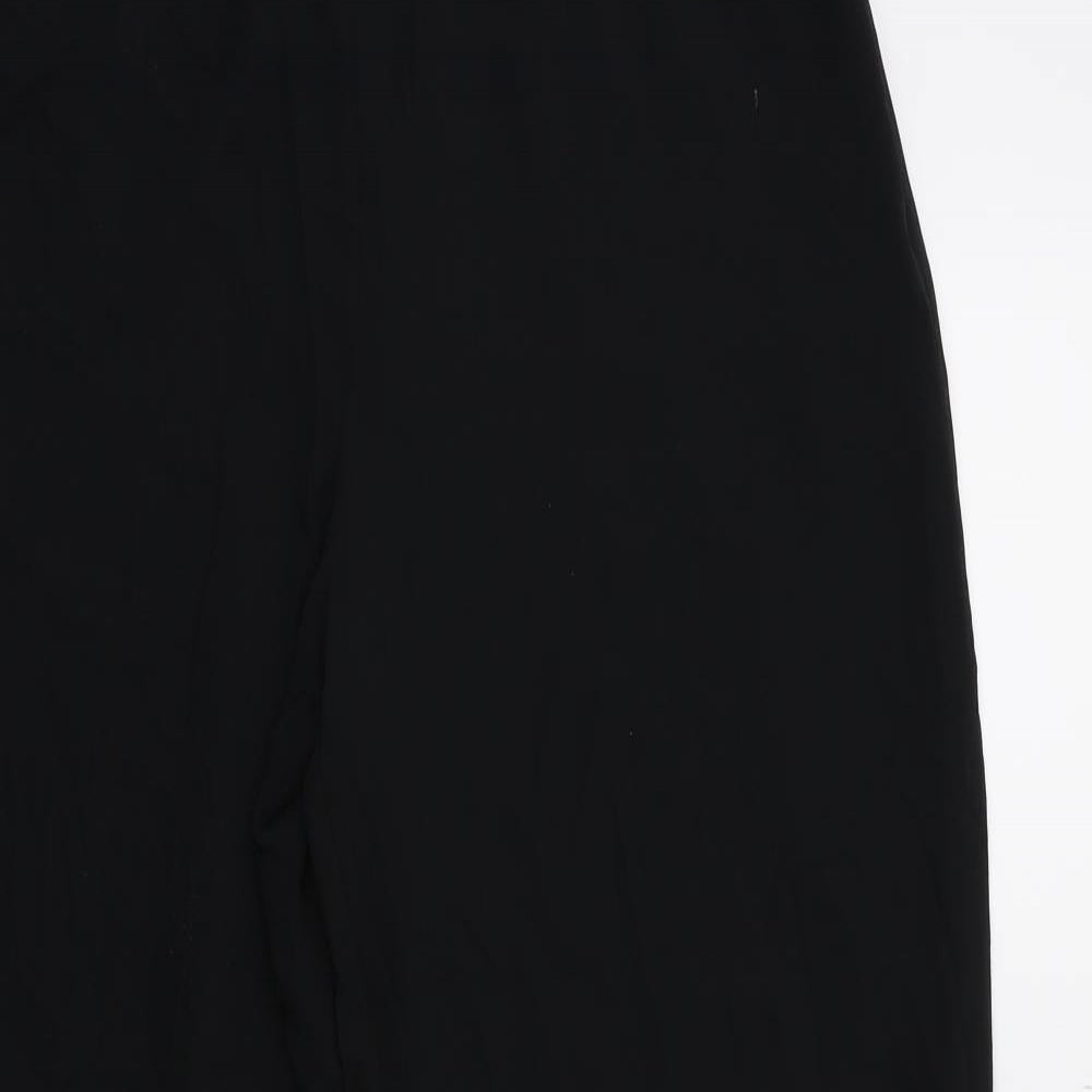 Womens UK Size 14 Marks and Spencer Regular Fit  Black Trousers