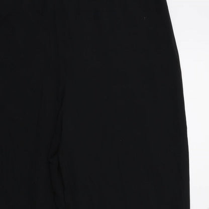 Womens UK Size 14 Marks and Spencer Regular Fit  Black Trousers