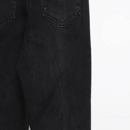 Denim & Co. Womens Black  Denim Skinny Jeans Size 14 L28 in