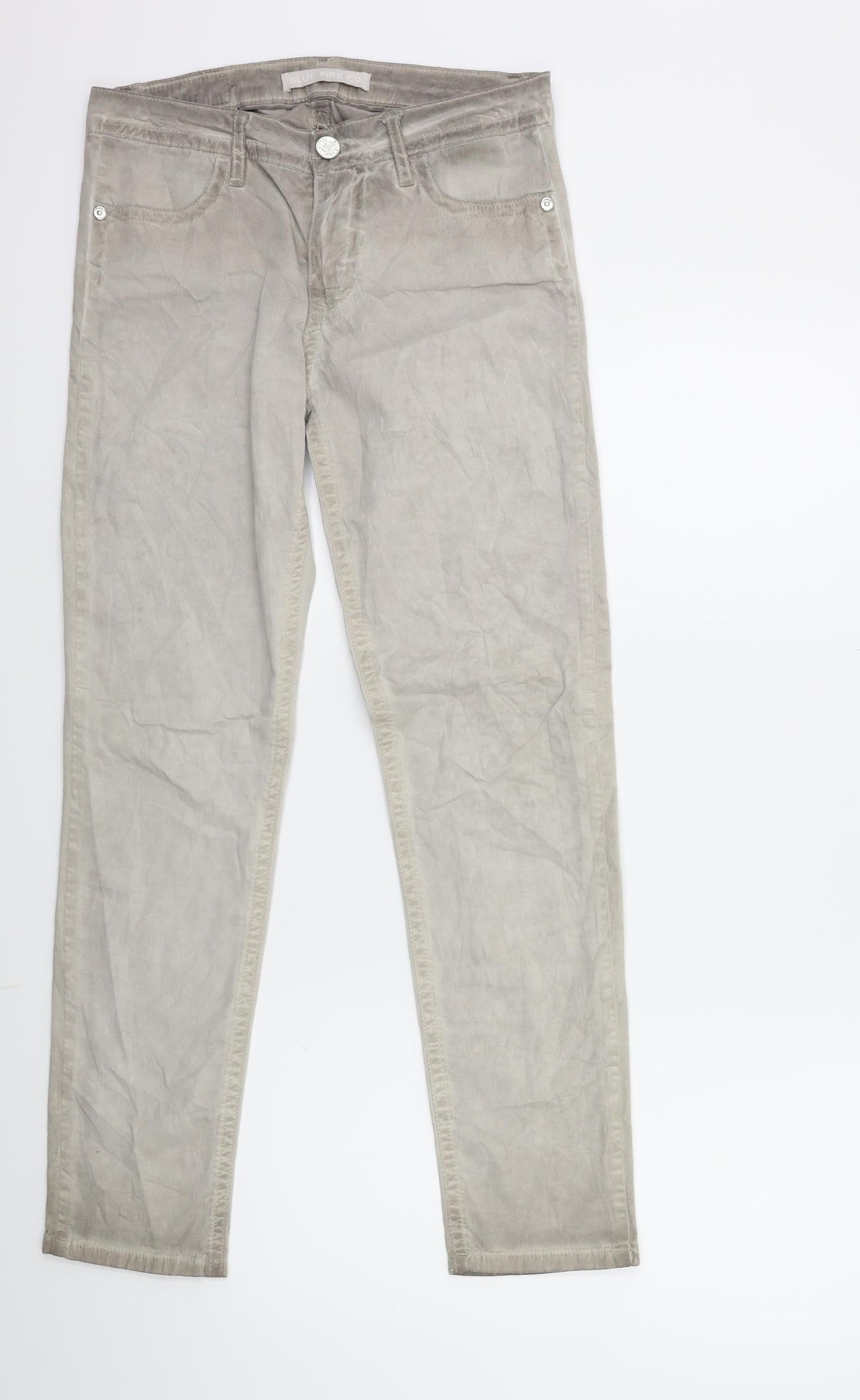Blue Fire Co Womens Grey   Skinny Jeans Size 27 in L29 in