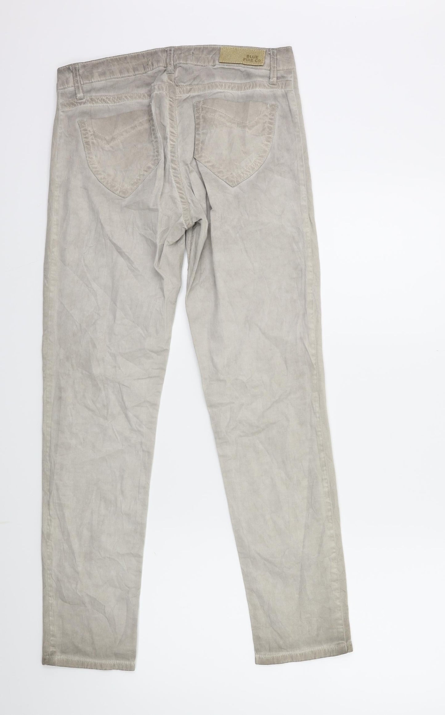 Blue Fire Co Womens Grey   Skinny Jeans Size 27 in L29 in