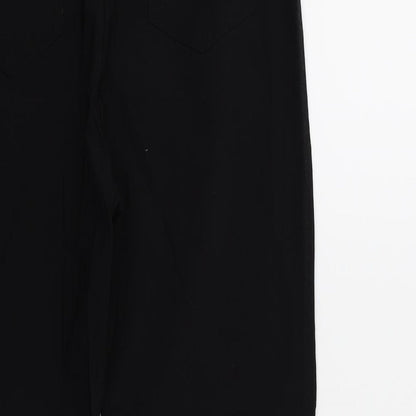 Roma Womens Black   Trousers  Size 14 L25 in
