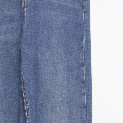 Topshop Womens Blue  Denim Skinny Jeans Size 28 in L32 in