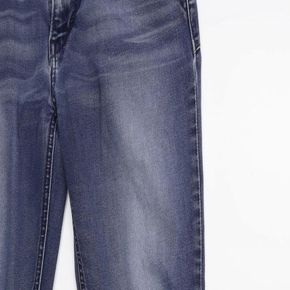 Preworn Womens Blue  Denim Skinny Jeans Size 28 in L28 in