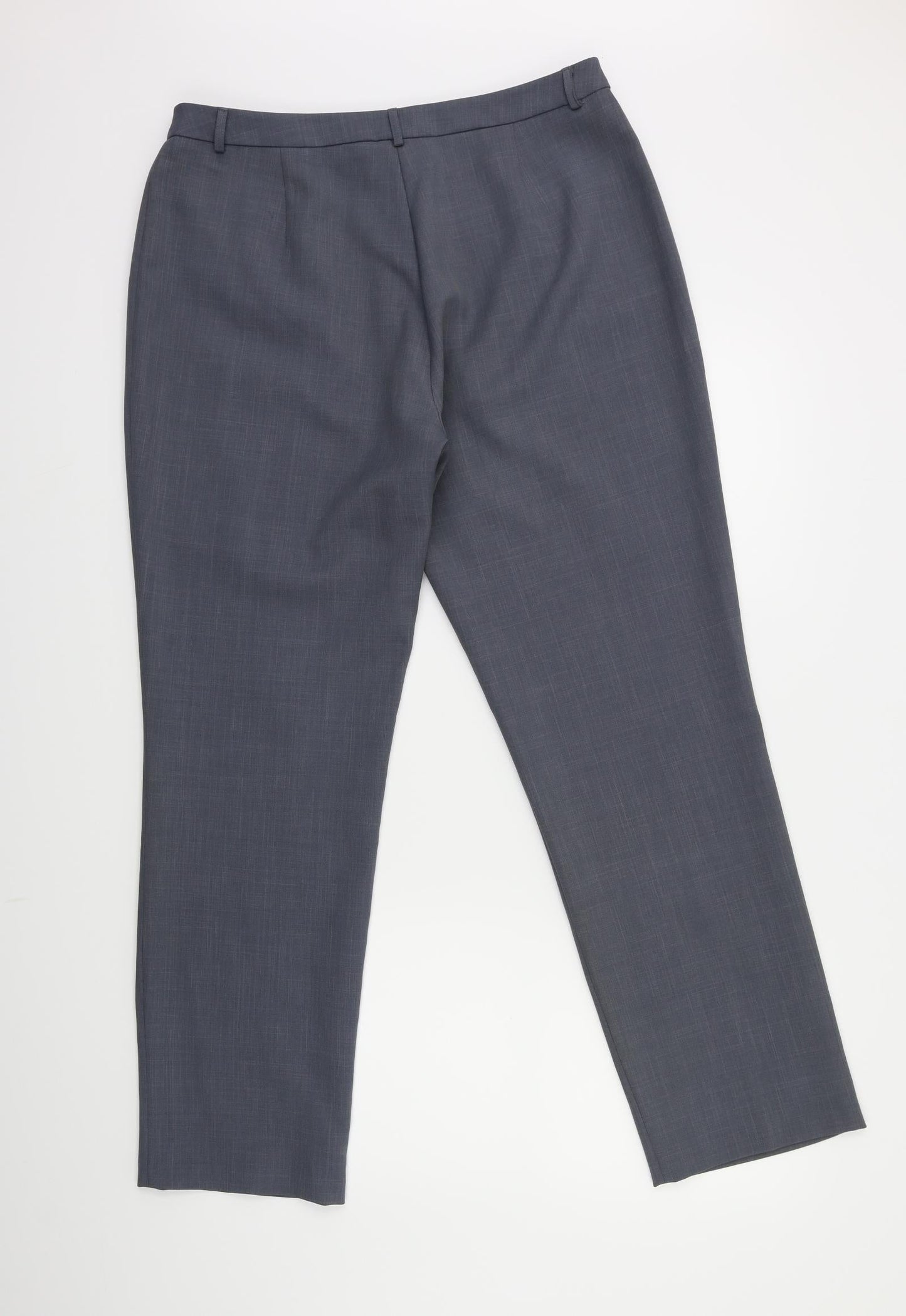 Womens UK Size 16 Preworn Regular Fit  Grey Trousers